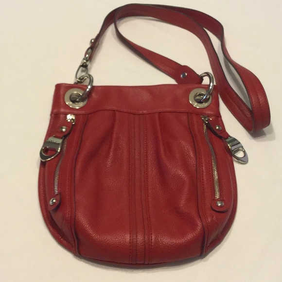 b. makowsky Handbags - NWOT B. MAKOWSKY Dakota Red Leather Crossbody